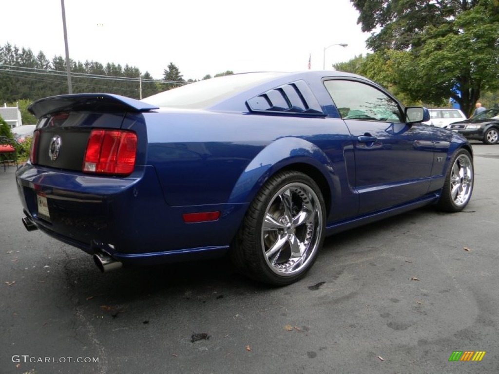 2007 Mustang GT Premium Coupe - Vista Blue Metallic / Dark Charcoal photo #11