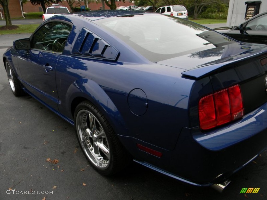 2007 Mustang GT Premium Coupe - Vista Blue Metallic / Dark Charcoal photo #16