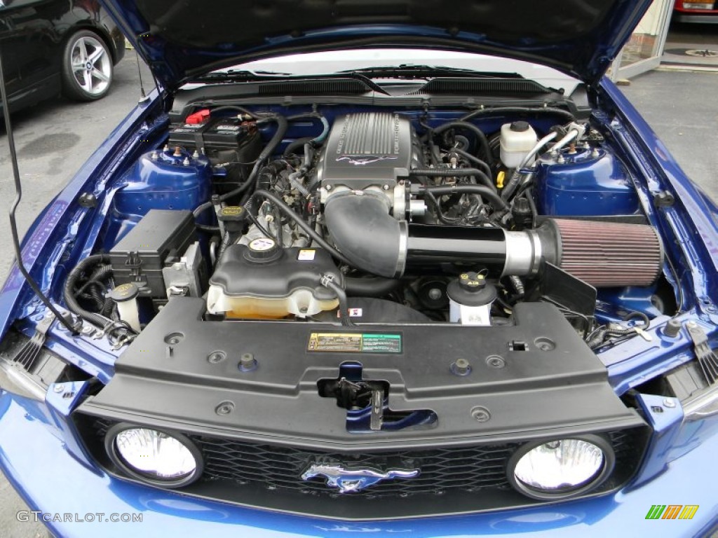 2007 Mustang GT Premium Coupe - Vista Blue Metallic / Dark Charcoal photo #32