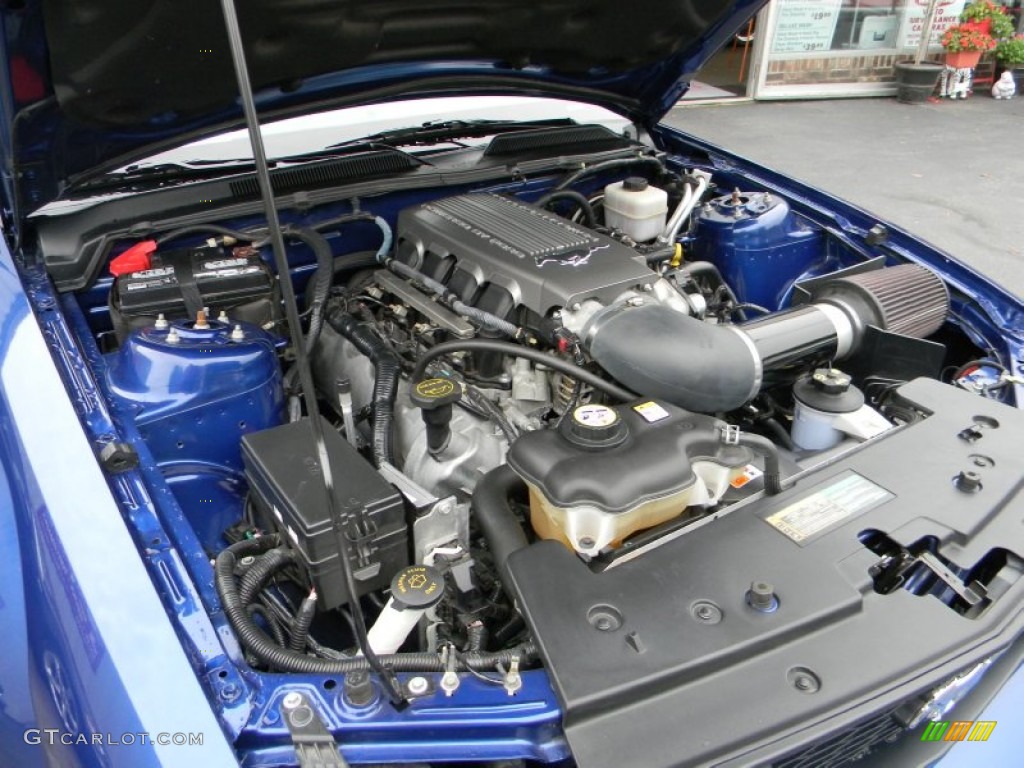 2007 Mustang GT Premium Coupe - Vista Blue Metallic / Dark Charcoal photo #34