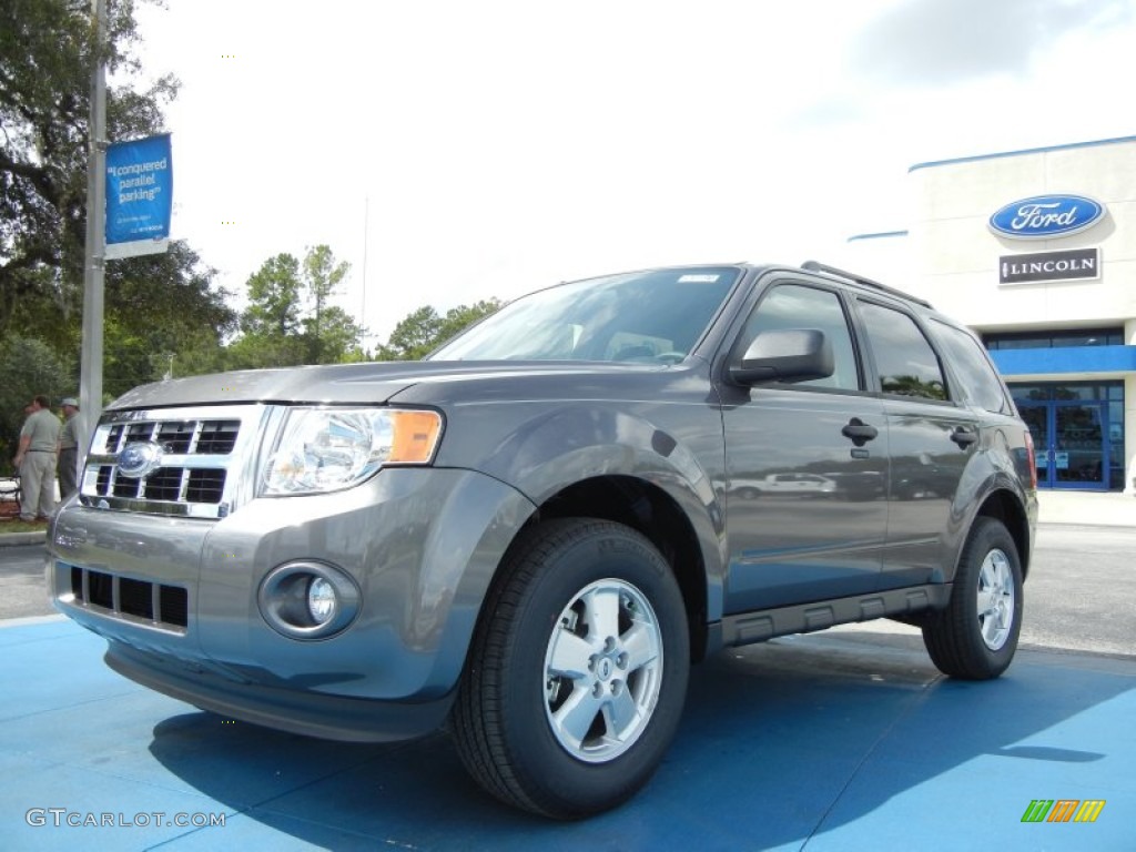 2012 Escape XLT - Sterling Gray Metallic / Charcoal Black photo #1