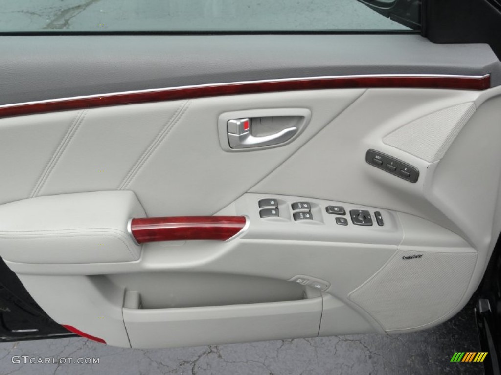 2008 Azera Limited - Ebony Black / Beige photo #9