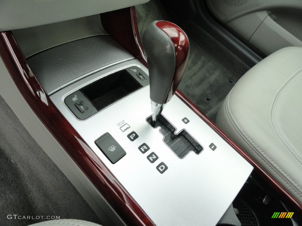 2008 Azera Limited - Ebony Black / Beige photo #15