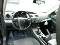 Black 2012 Mazda MAZDA3 i Sport 4 Door Interior Color