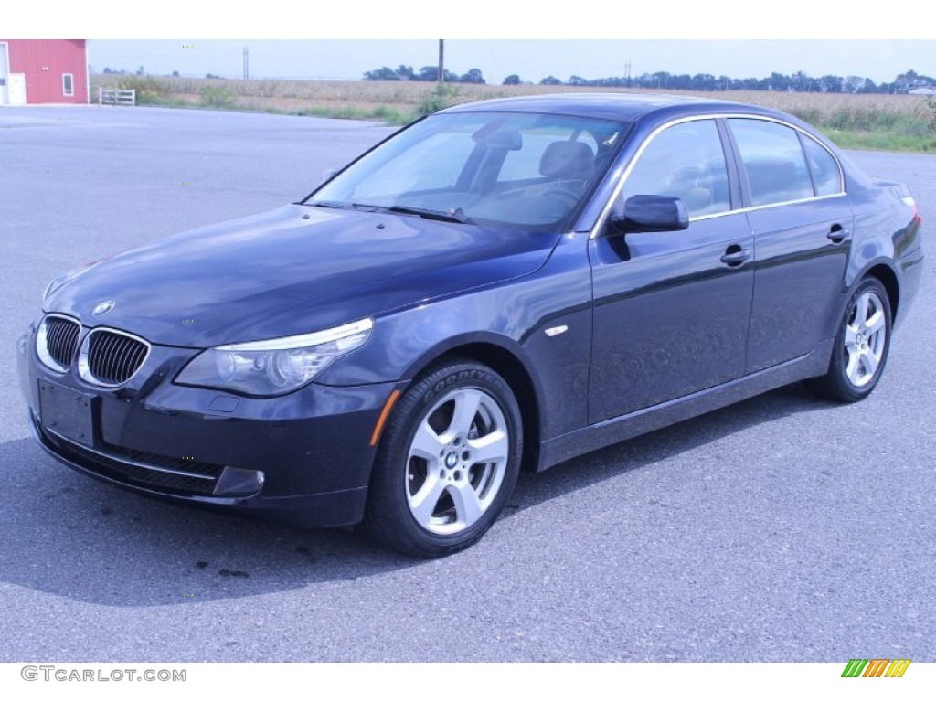 2008 Monaco Blue Metallic BMW 5 Series 535xi Sedan 54418859 GTCarLot