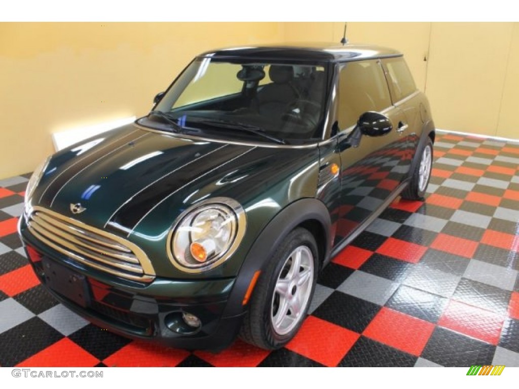 2007 Cooper Hardtop - British Racing Green Metallic / Carbon Black/Carbon Black photo #2