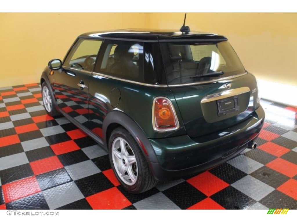 2007 Cooper Hardtop - British Racing Green Metallic / Carbon Black/Carbon Black photo #3