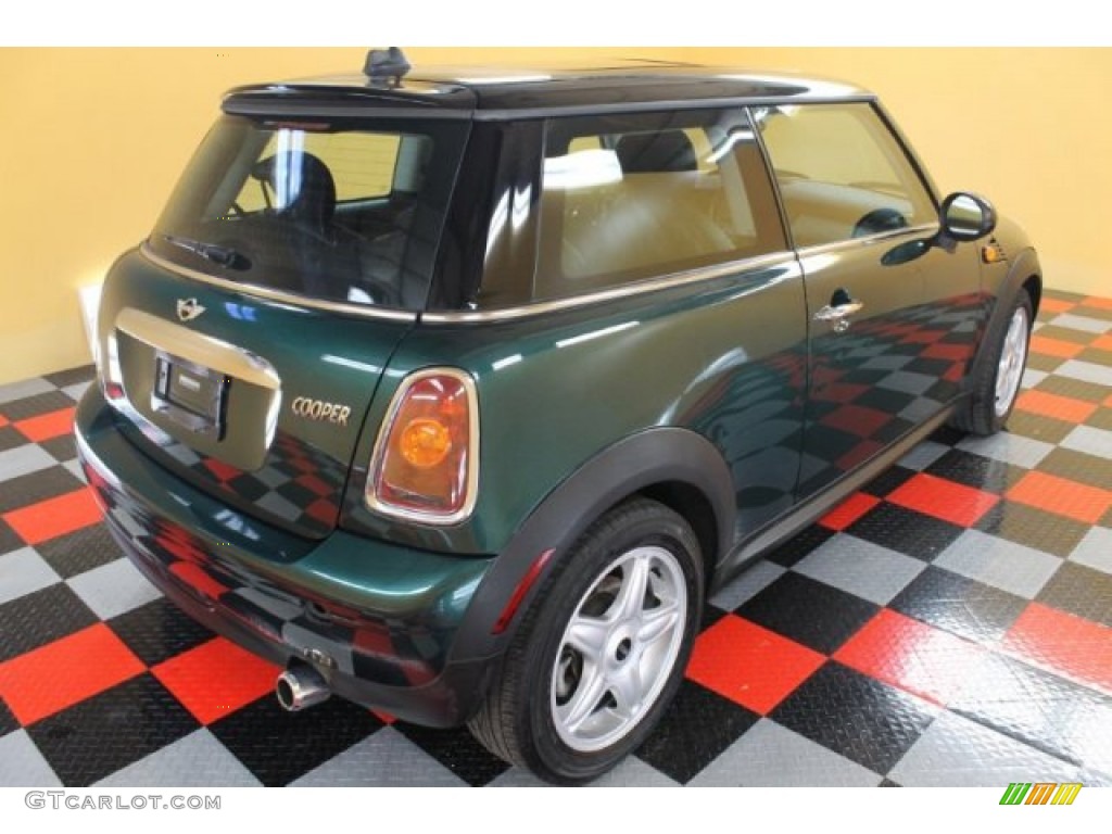 2007 Cooper Hardtop - British Racing Green Metallic / Carbon Black/Carbon Black photo #4