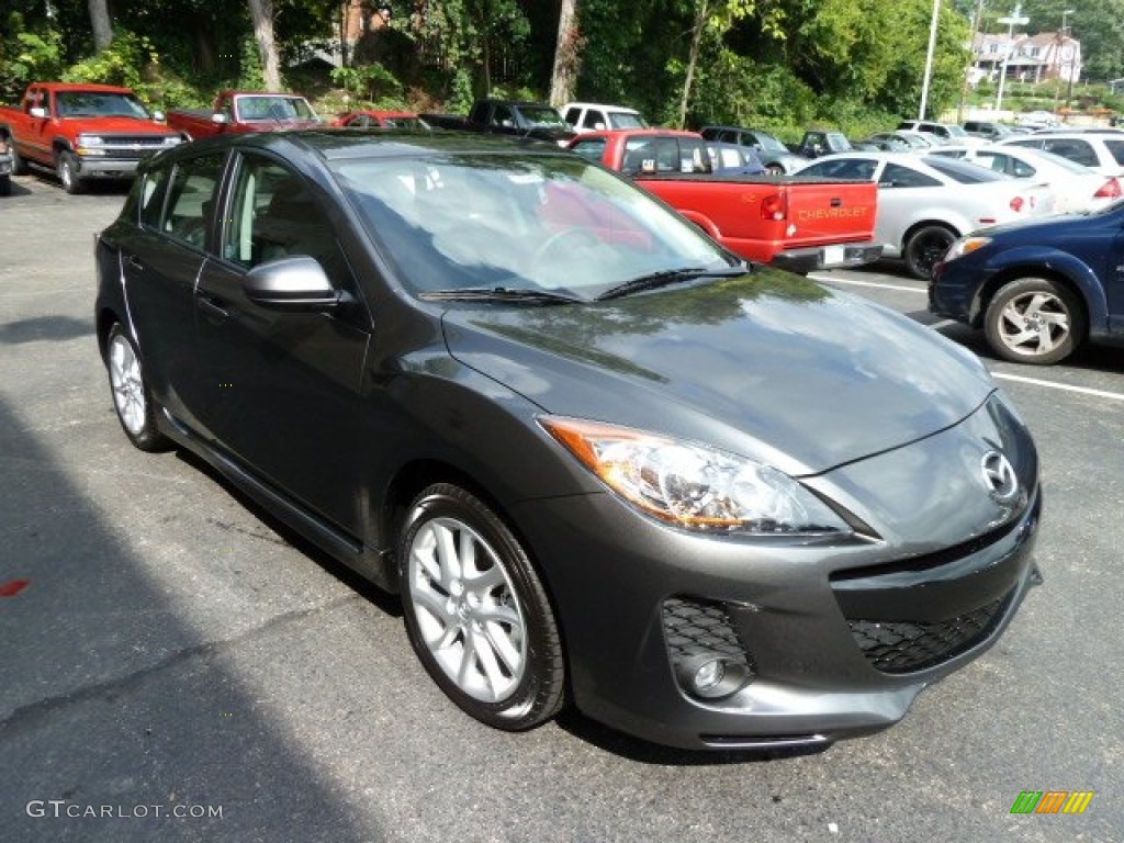 Graphite Mica 2012 Mazda MAZDA3 s Touring 5 Door Exterior Photo #54463107
