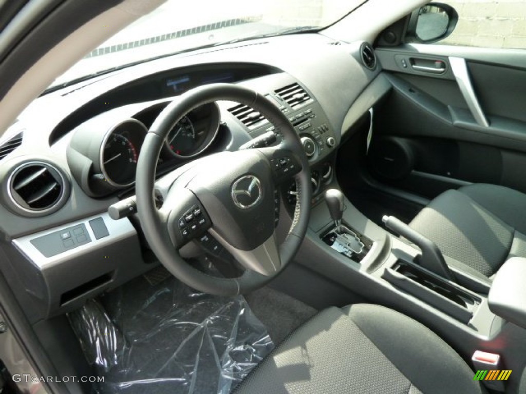 Black Interior 2012 Mazda MAZDA3 s Touring 5 Door Photo #54463176