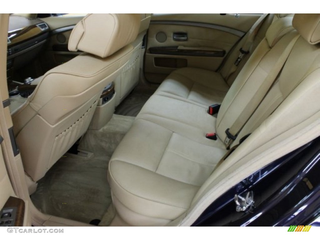 Beige Interior 2008 BMW 7 Series 750i Sedan Photo #54463311