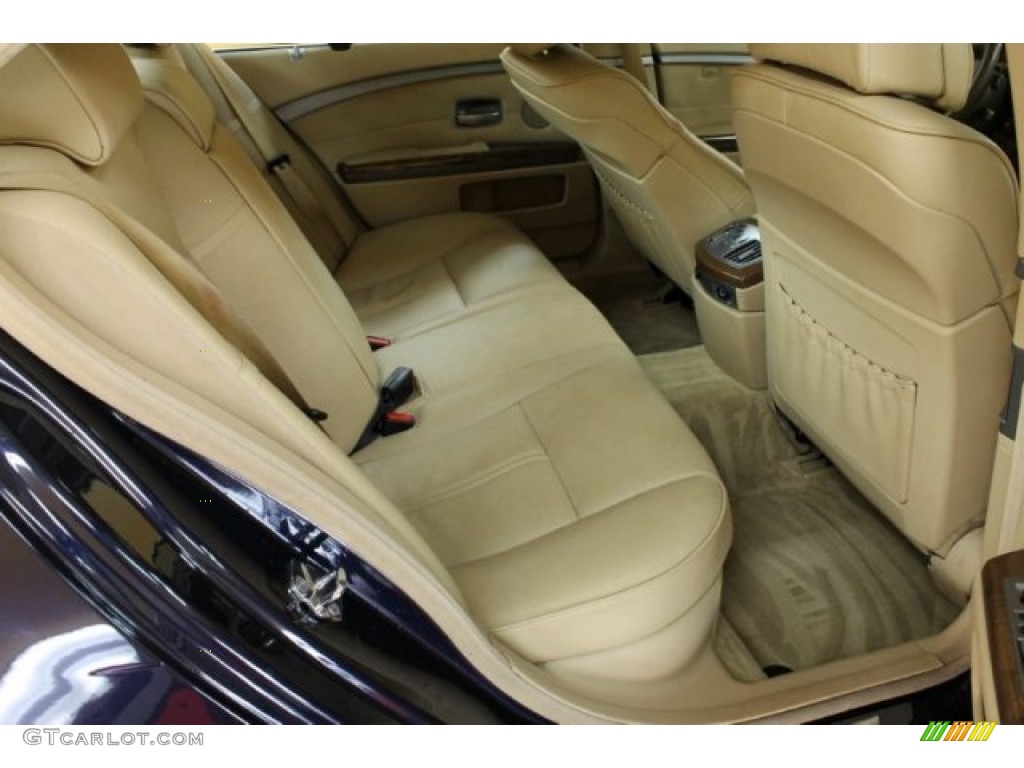 Beige Interior 2008 BMW 7 Series 750i Sedan Photo #54463329