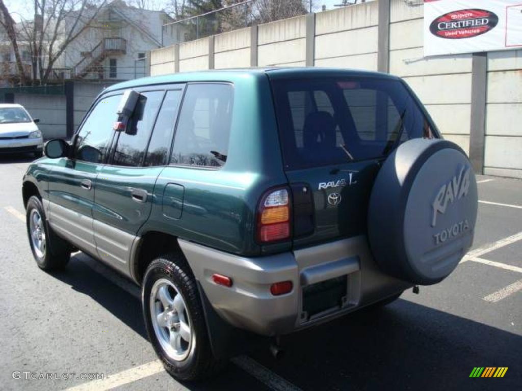 1998 RAV4 4WD - Dark Green Pearl Metallic / Dark Gray photo #2