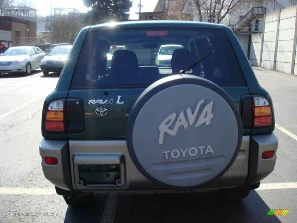 1998 RAV4 4WD - Dark Green Pearl Metallic / Dark Gray photo #3
