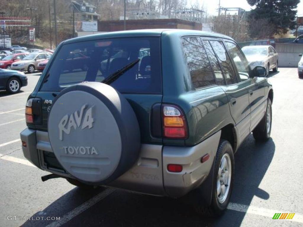 1998 RAV4 4WD - Dark Green Pearl Metallic / Dark Gray photo #4