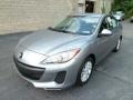 Liquid Silver Metallic 2012 Mazda MAZDA3 i Sport 4 Door Exterior
