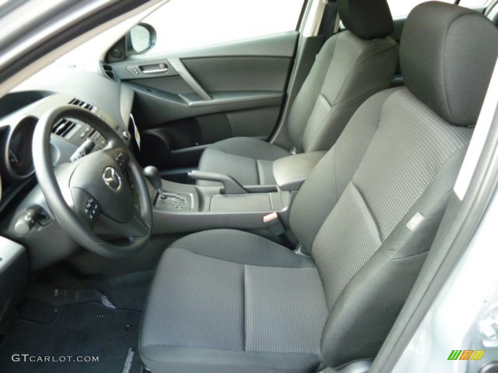 Black Interior 2012 Mazda MAZDA3 i Sport 4 Door Photo #54463677