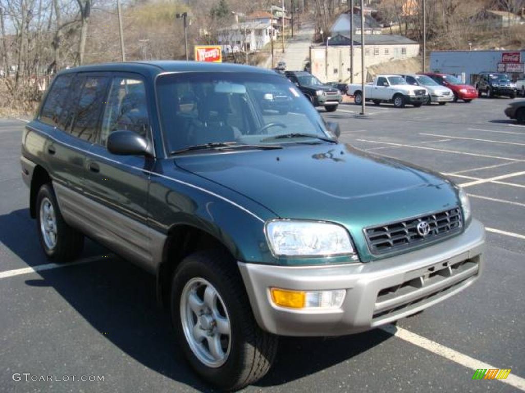 1998 RAV4 4WD - Dark Green Pearl Metallic / Dark Gray photo #6
