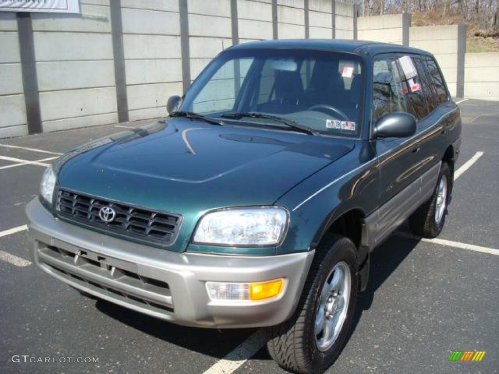 1998 RAV4 4WD - Dark Green Pearl Metallic / Dark Gray photo #8