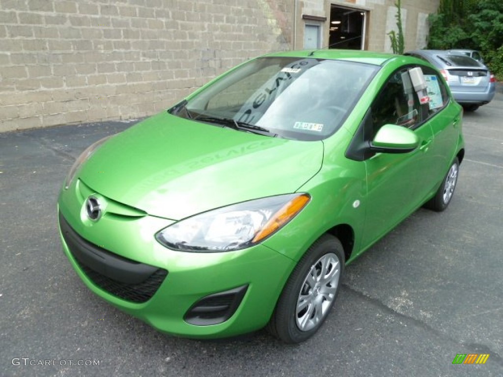 Spirited Green Metallic 2011 Mazda MAZDA2 Sport Exterior Photo #54464181