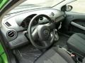 2011 Mazda MAZDA2 Black Interior Prime Interior Photo