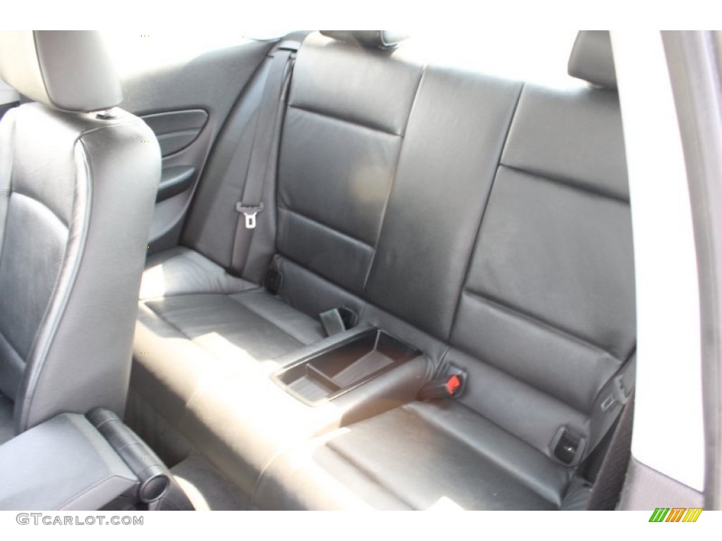 2008 1 Series 135i Coupe - Black Sapphire Metallic / Black photo #13