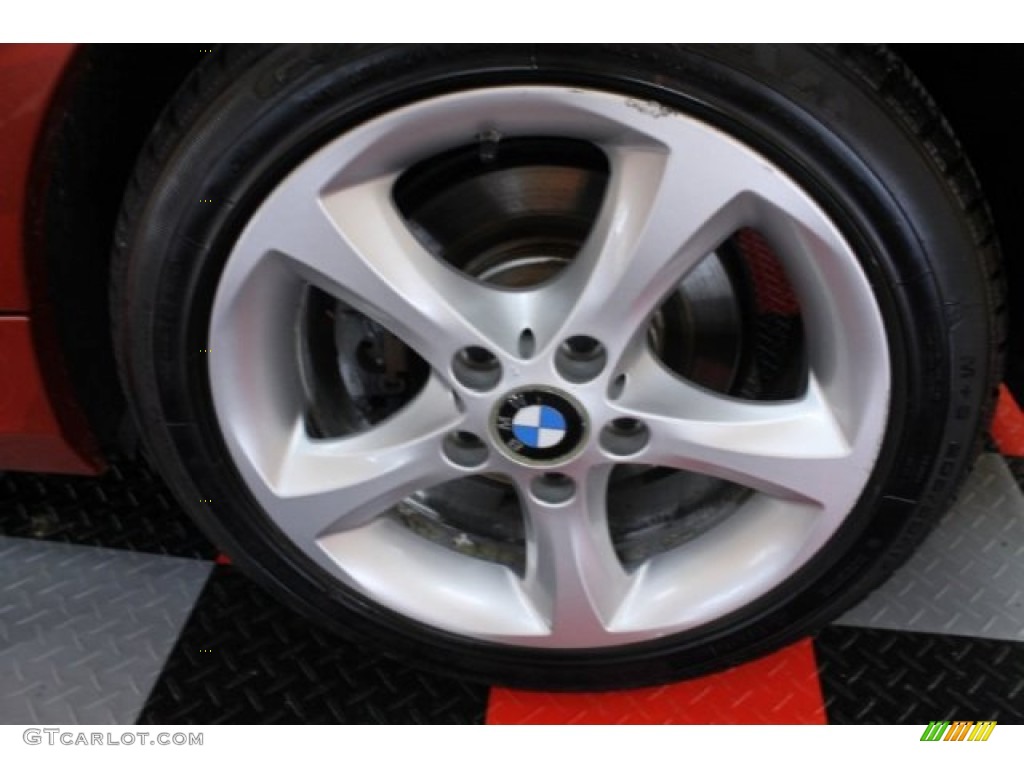 2008 1 Series 128i Coupe - Sedona Red Metallic / Black photo #18