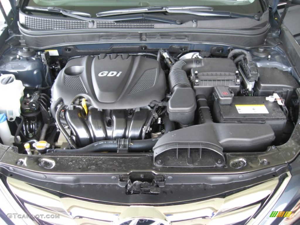 2012 Hyundai Sonata Limited 2.4 Liter GDI DOHC 16-Valve D-CVVT 4 Cylinder Engine Photo #54465210