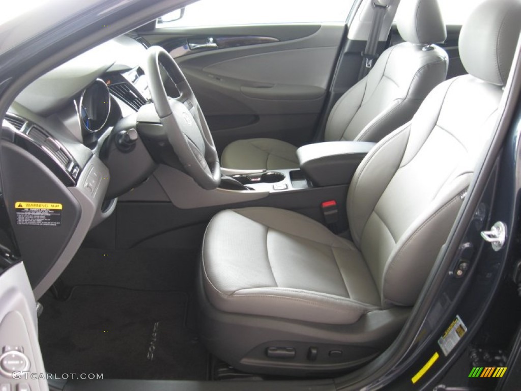 2012 Sonata Limited - Pacific Blue Pearl / Gray photo #13