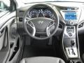Gray 2012 Hyundai Elantra Limited Dashboard