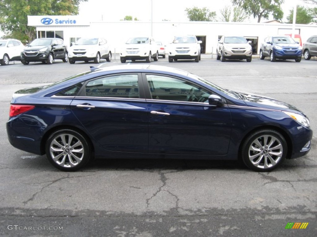 Indigo Night Blue 2012 Hyundai Sonata SE 2.0T Exterior Photo #54466218