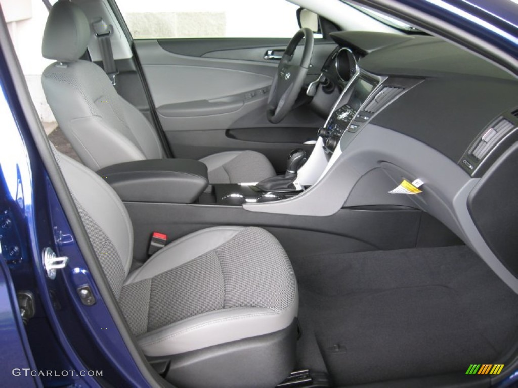 Gray Interior 2012 Hyundai Sonata SE 2.0T Photo #54466347