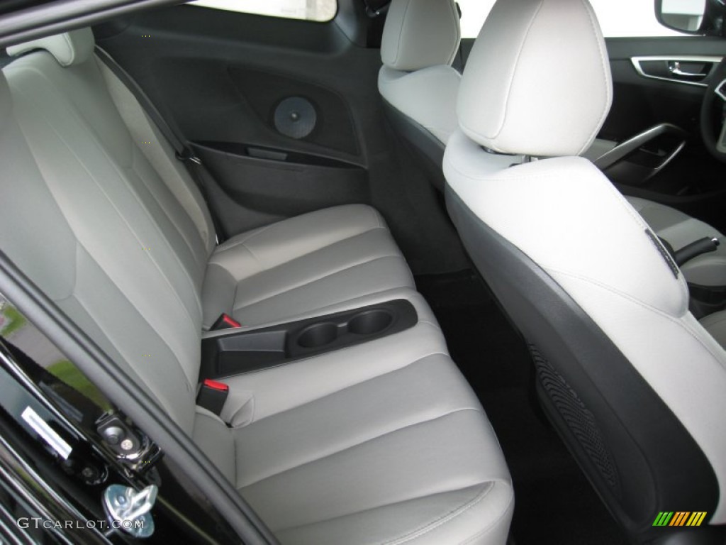 Gray Interior 2012 Hyundai Veloster Standard Veloster Model Photo #54466584
