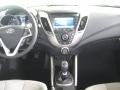 Gray 2012 Hyundai Veloster Standard Veloster Model Dashboard