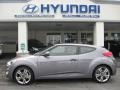 Triathlon Gray 2012 Hyundai Veloster Standard Veloster Model Exterior