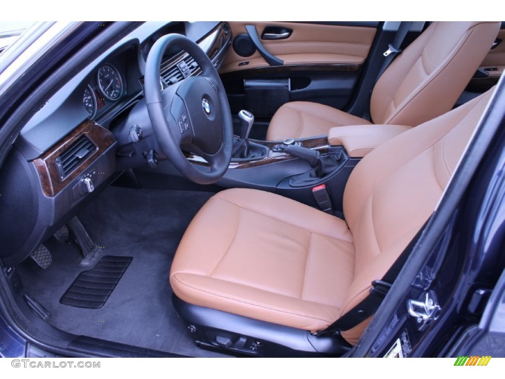 2009 3 Series 335xi Sedan - Monaco Blue Metallic / Chestnut Brown Dakota Leather photo #12