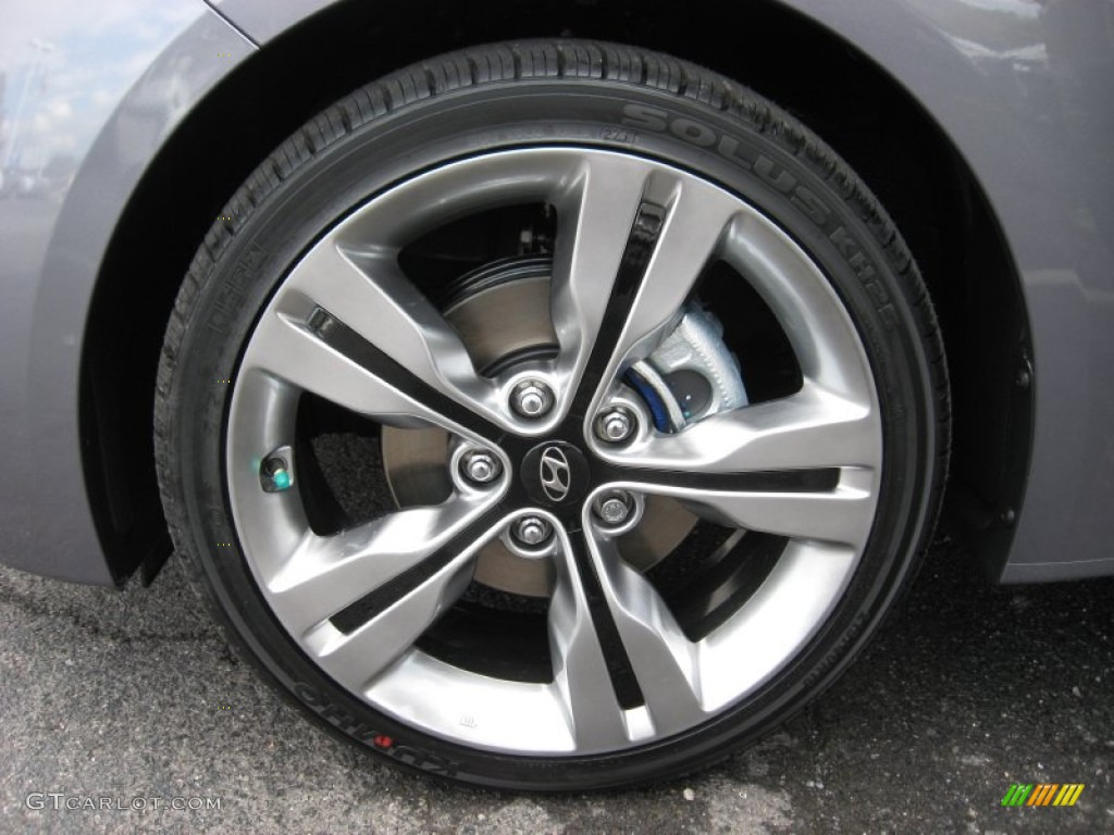 2012 Hyundai Veloster Standard Veloster Model Wheel Photo #54466788