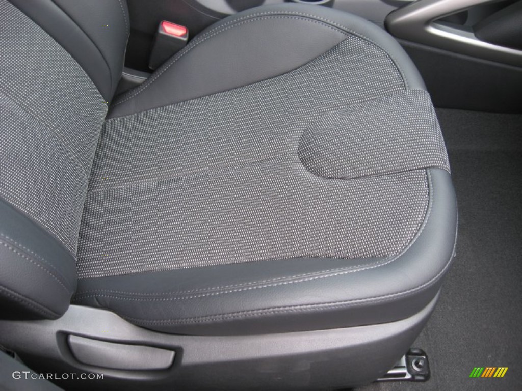 Black Interior 2012 Hyundai Veloster Standard Veloster Model Photo #54466842