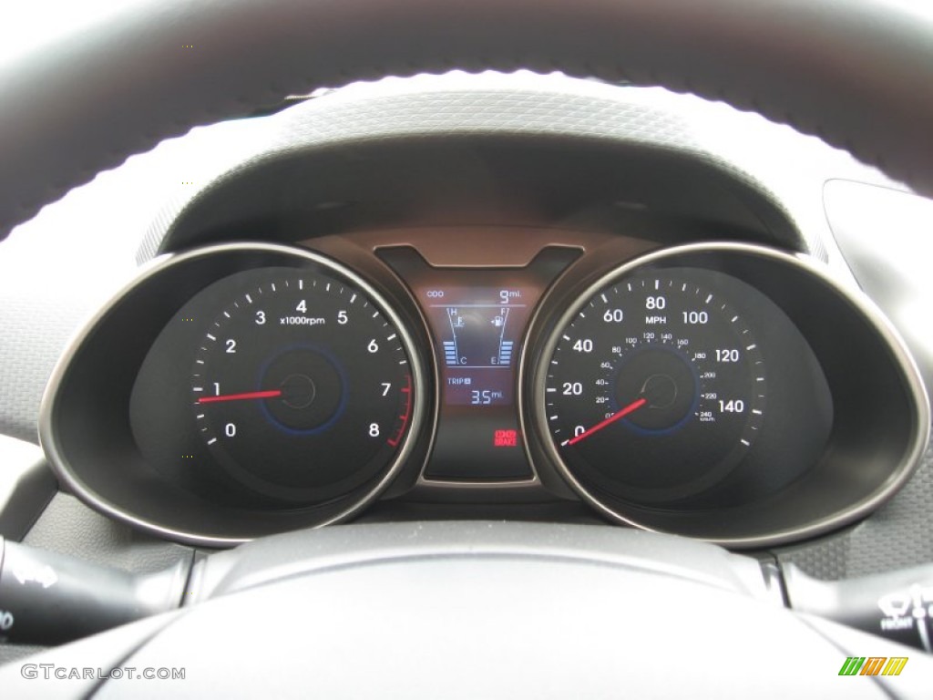 2012 Hyundai Veloster Standard Veloster Model Gauges Photo #54466929