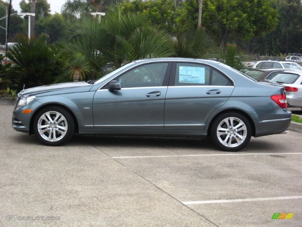 Sapphire Grey Metallic 2012 Mercedes-Benz C 250 Luxury Exterior Photo #54467061