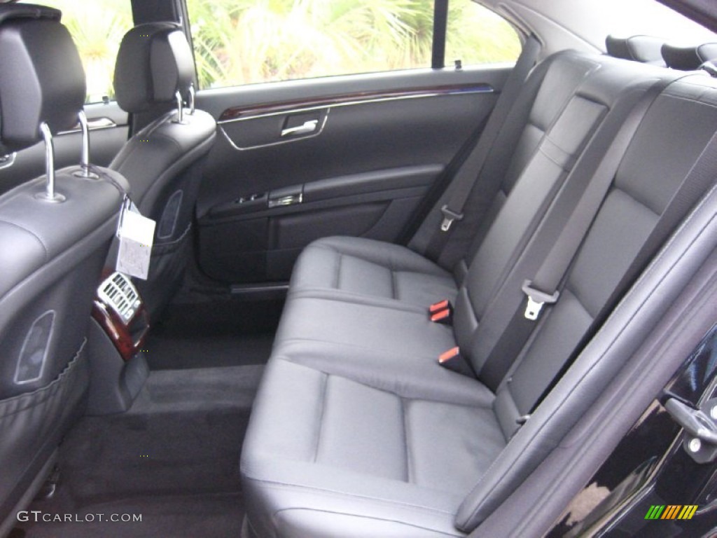 Black Interior 2012 Mercedes-Benz S 350 BlueTEC 4Matic Photo #54467131