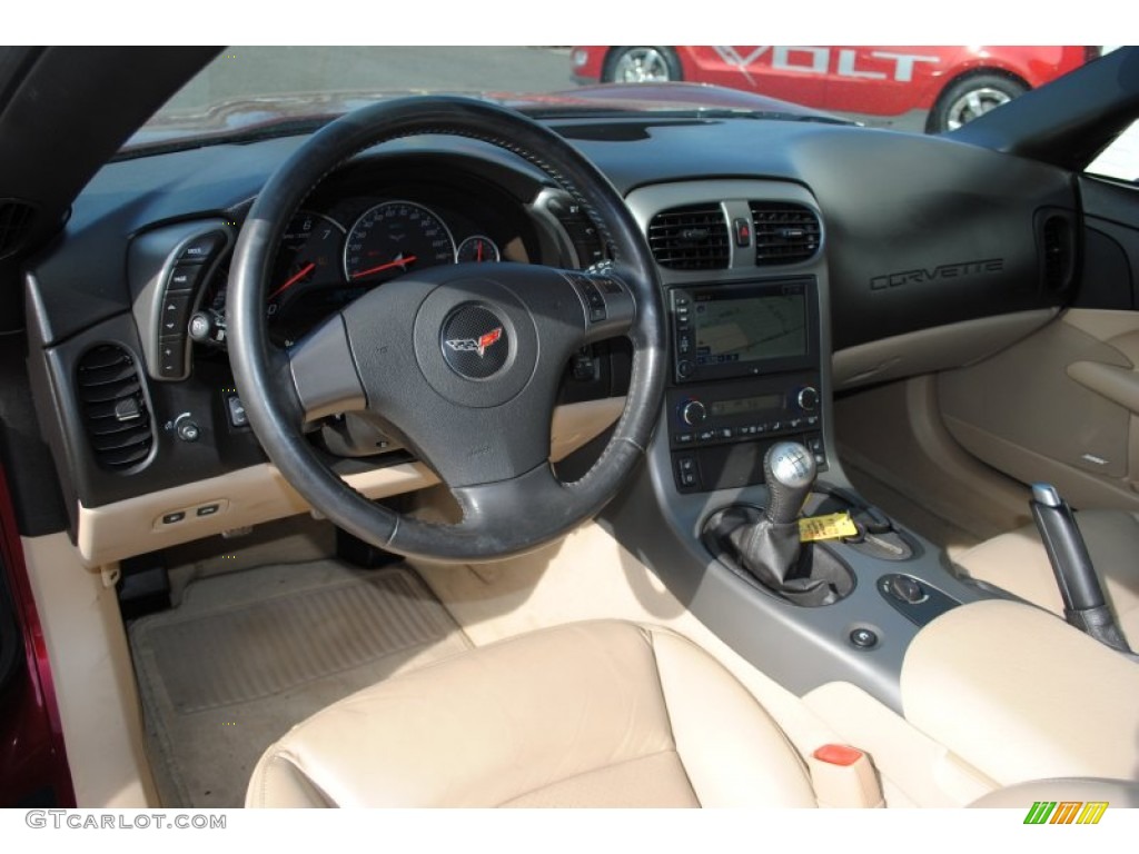 2007 Chevrolet Corvette Convertible Cashmere Dashboard Photo #54469452