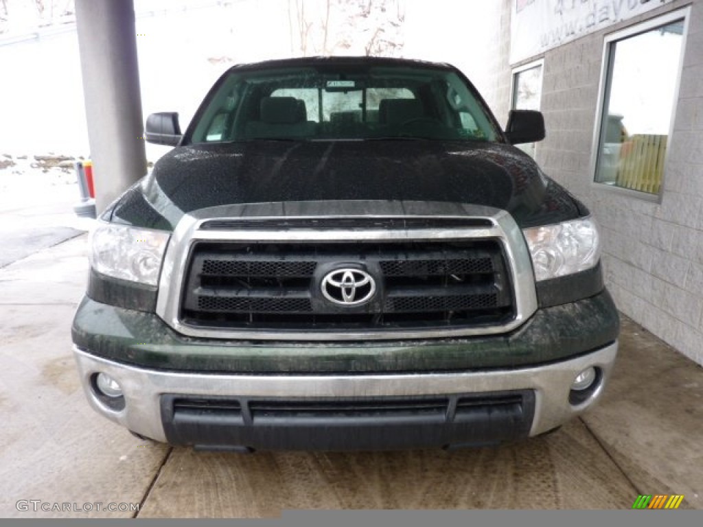 2011 Tundra Double Cab 4x4 - Spruce Green Mica / Graphite Gray photo #6