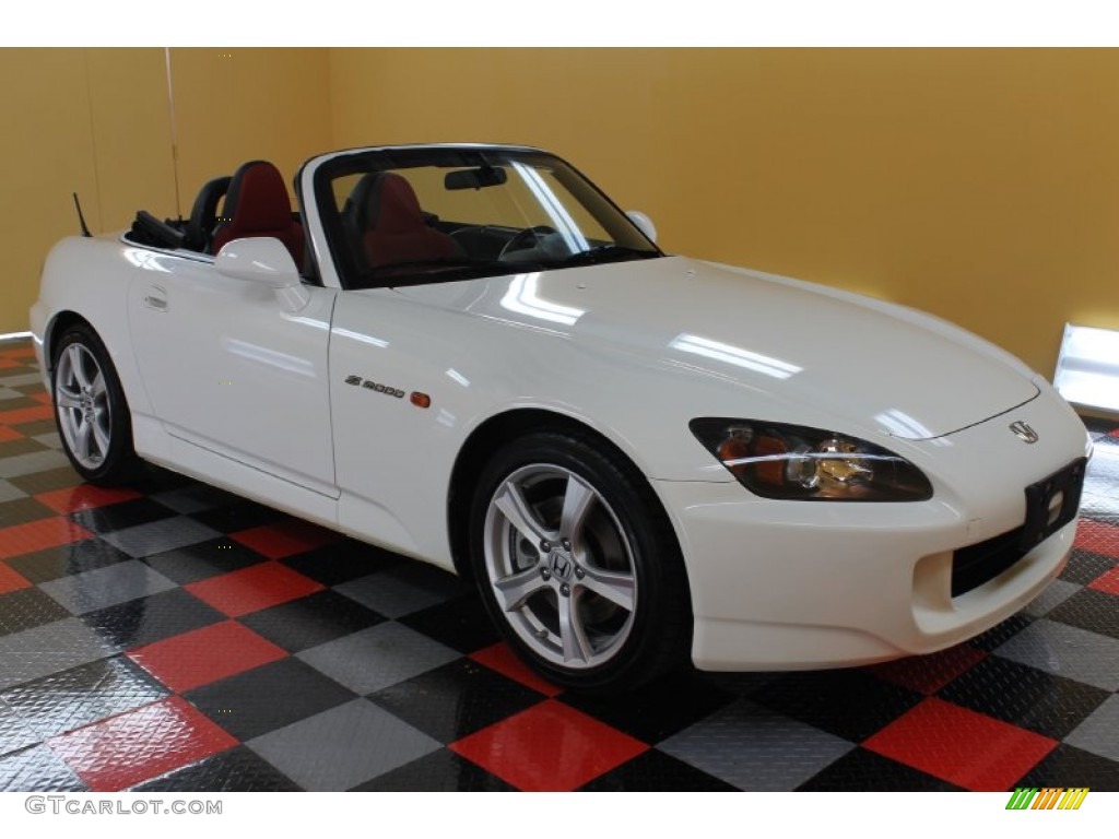 2008 S2000 Roadster - Grand Prix White / Red photo #3