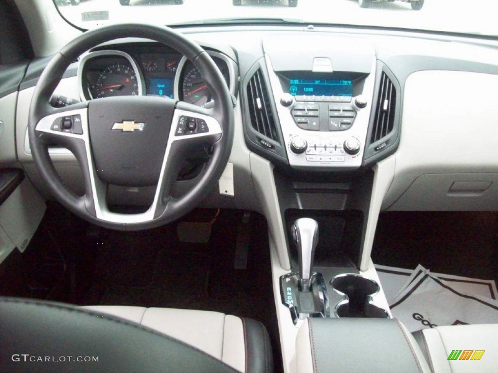 2011 Chevrolet Equinox LTZ AWD Light Titanium/Jet Black Dashboard Photo #54470850