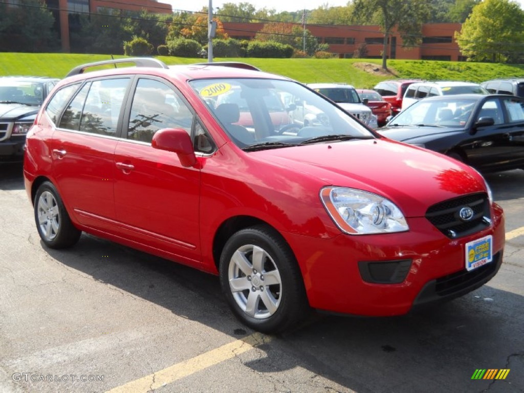 2009 Rondo LX - Molten Red / Beige photo #19