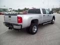 Silver Ice Metallic 2012 Chevrolet Silverado 3500HD LT Crew Cab 4x4 Dually Exterior