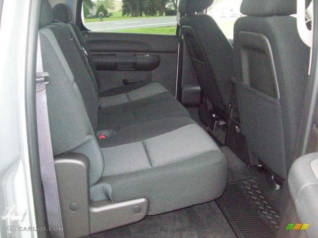 Ebony Interior 2012 Chevrolet Silverado 3500HD LT Crew Cab 4x4 Dually Photo #54471311
