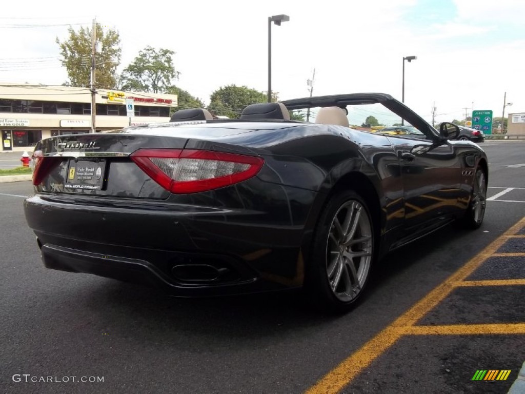 2012 GranTurismo Convertible GranCabrio Sport - Grigio Granito (Dark Grey) / Pearl Beige photo #6