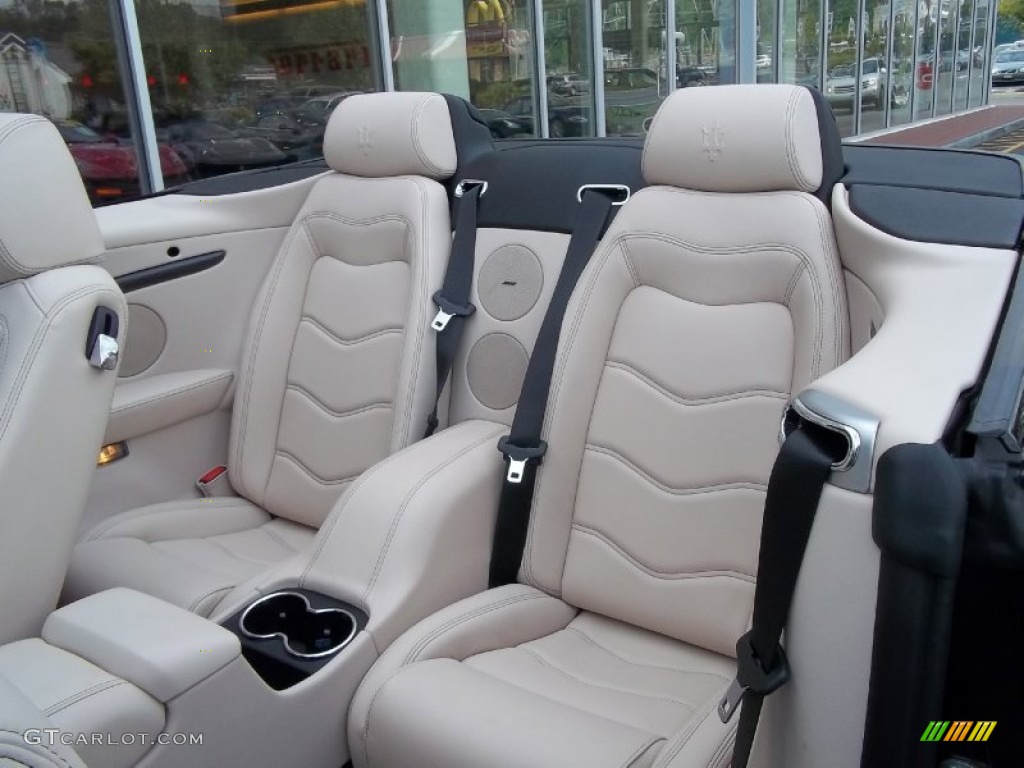 Pearl Beige Interior 2012 Maserati GranTurismo Convertible GranCabrio Sport Photo #54471561